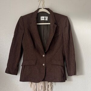 Size petite small vintage women’s blazer jacket